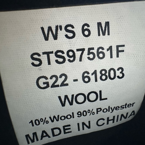 New Sperry‎ Wool Quilted Duck boots. Blackish grey - Picture 9 of 9